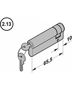Hörmann Profil-Halbzylinder N80/F80/Schlupftür-Tor