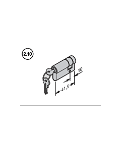 Hörmann Profil-Halbzylinder N80/F80/EcoStar/Schlupftür-Tor