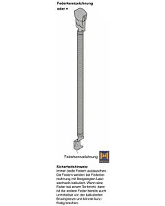 Hörmann Zugfeder, 1 Stück pro Seite notwendig, alle Typen im Produkt wählbar