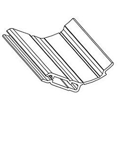 6 - Zargendichtung, Länge 2965mm für Normstahl Deckensektionaltor G60 ab Baujahr 02/2007 und G30 von Baujahr 08/2003 bis 01/2007