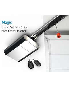 Normstahl Yale Garagentorantrieb Magic 1000-3 Komplettset inkl. 2 Handsendern, neue Funkfrequenz: 868 MHz