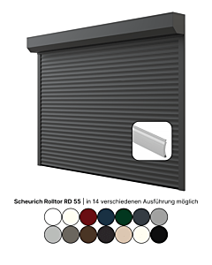 Scheurich Rolltor wählbar in 14 Ausführungen