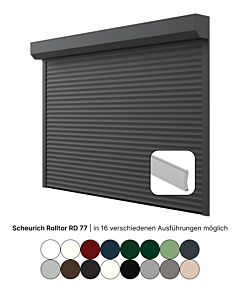 Scheurich Rolltor RD 77, inkl. Antrieb und Notentriegelung