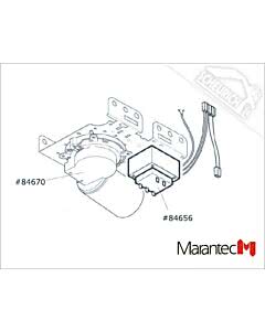 Marantec Gleichstrommotor, Comfort 220.2 blueline (Ersatzteile Torantriebe)