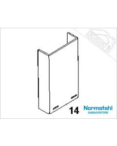 14 - Schlossabdeckung, 2-teilig unten für Normstahl Schwingtor SWT