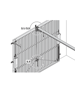 Notentriegelung (außen) NET1 für Schwingtore, nicht passend für Liftronic/Ecostar 500