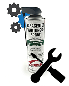 Wartungsspray mit Angebot zu Wartungsarbeiten