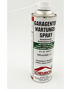 Scheurich Garagentor-Wartungsspray 0,5 Liter, für alle beweglichen Teile