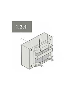 1.3.1 Sommer Trafo EI-Kern, 230V/24V, 100VA duo vision 500 + 650 (TORANTRIEBE)