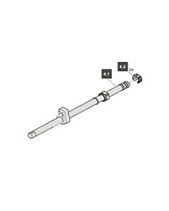 4. Sommer Schubrohr komplett, twist XL (TORANTRIEBE)