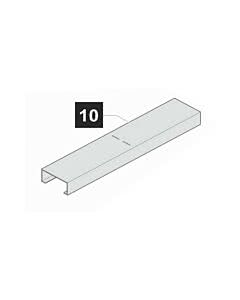 10. Sommer Überschubteil für C-Schiene (verzinkt) sprint 550 S, SL (TORANTRIEBE)