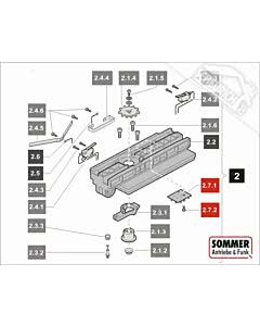 2.7 Sommer Laufwagenplatine SET, Motor 500-650N sprint 550 S, SL (TORANTRIEBE)