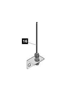 16. Sommer Stabantenne FM 868,8 MHz, 50 Ohm-Koaxialkabel (6 m)