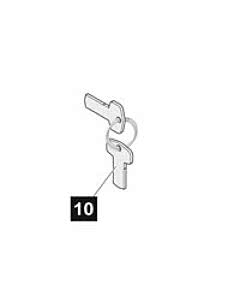 10. Sommer Schlüssel paarweise für Hebelschloß, SP 900