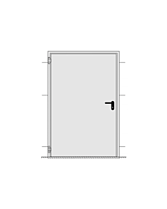 1x Teckentrup T30-1 Tür FSA-62 RC2  Bezeichnung T30-1 Tür FSA-62 Baurichtmaßbreite 875 mm Baurichtmaßhöhe 2000 mm Einzelstück