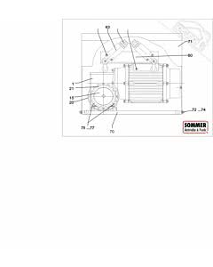 63. Sommer Endschalter mit Kabel für WS300, DS400, DS600 + DS1200 (Ersatzteile Torantriebe)