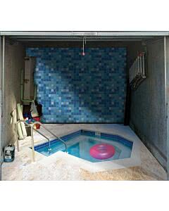 Garagentorplane Pool Party