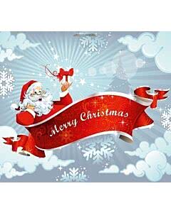 Garagentorplane Merry Christmas