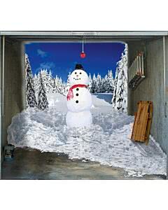 Garagentorplane Snowman