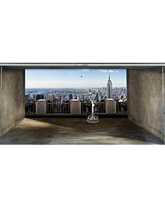 Garagentorplane NYC View