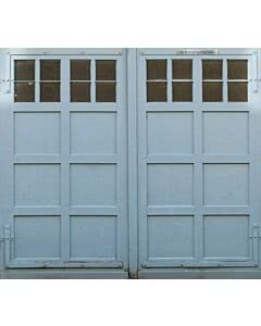 Garagentorplane Blaues Tor