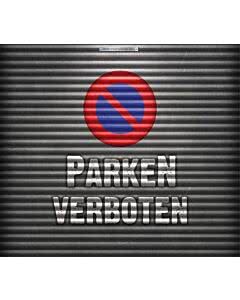 Garagentorplane Parken Verboten