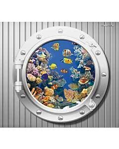 Garagentorplane Bunte Fische
