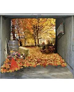 Garagentorplane Herbstlandschaft