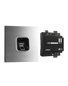 ekey sLine Fingerprintset in Schwarz für Gira 106 V4A, Aktionspreis