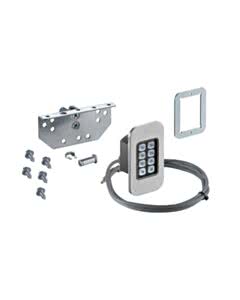 Sommer Funk-Codetaster ENTRAcode+ für Sektionaltore Set mit Blende aus Edelstahl