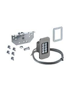 Sommer Funk-Codetaster ENTRAcode+ für Sektionaltore Set mit Blende aus Edelstahl schwarz