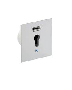 Sommer Schlüsseltaster im Metallgehäuse (Unterputz) ohne Profilhalbzylinder, 1-Kontakt