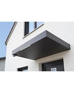 Scheurich Rechteckvordach BS Plus Anthrazit inkl. Wasserablaufsystem
