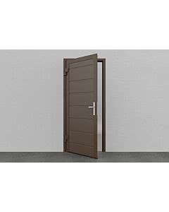 DoorHan Garagen Nebentür, M-Line, Woodgrain, RAL 8014 - Sepiabraun