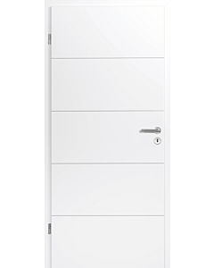 Hörmann Holz-Innentür DesignLine Stripe 15 Türkante eckig Türblatt: Duradecor Weißlack