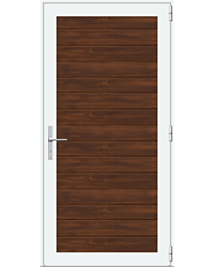 ConDoor LUXE-LINE Nebeneingangstüre, Wood Dark, Plancha