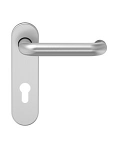 ECO Drückergarnitur D-110 Kurzschild mit OGL Click, 9 mm FS ER PZ 72 mm