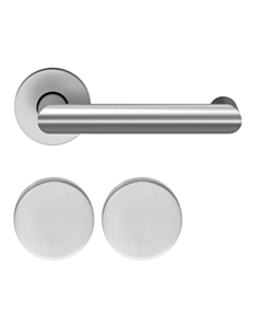 ECO Drückergarnitur D-330 Rundrosette mit OGL Click, 9 mm FS ER UG