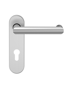 ECO Drückergarnitur D-330 Kurzschild mit OGL Click, 9 mm FS ER PZ 72 mm