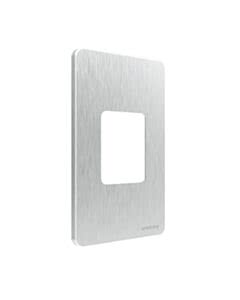 ekey dLine Dekorelement für Türblatt in Edelstahlgrau inkl. Adapter 4 mm