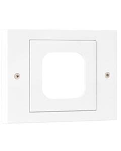 ekey Gira xLine Rahmen TX_44 für xLine Fingerprint, 1-fach aus Kunststoff in Reinweiß