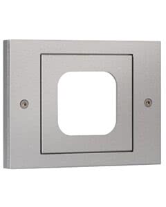 ekey Gira xLine Rahmen TX_44 für xLine Fingerprint, 1-fach Kunststoff Aluminiumgrau