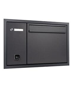 ekey HELLO-Briefkasten Unterputz und ekey sLine Fingerprint