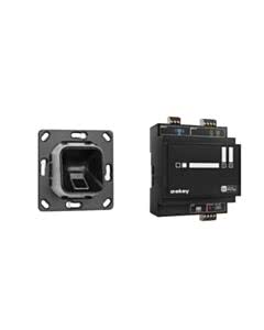ekey xLine Fingerprintset UP Schwarz ohne Rahmen