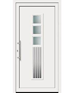 Feba Novotherm Kunststoff Haustüre Modell 513, weiß, mit Glas Mastercareé