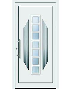 Feba Novotherm Kunststoff Haustüre Modell 510, weiß, mit Glas Orna CFeba Novotherm Kunststoff Haustüre Modell 509, weiß, mit Glas Orna C