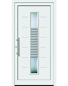 Feba Novotherm Kunststoff Haustüre Modell 512, weiß, mit Glas Orna C