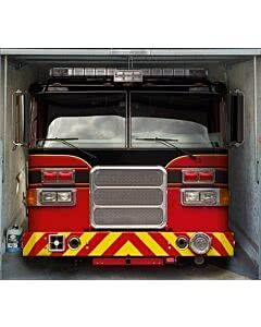Garagentorplane Feuerwehrauto