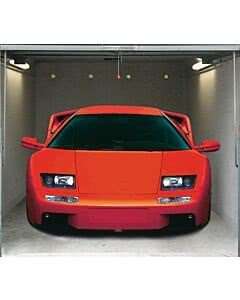 Scheurich Garagentorplane Red Sportscar, für Schwing- und Sektionaltore