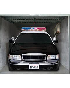 Garagentorplane Police Car